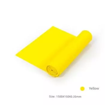 Fitness Men s and Women s Hip-Lifting Handy Gadget Yoga Elastic Belt Tension Open Back For Home Yoga Resistance Band Shoulder Stretch Training Yellow(1.5 m 22 lb)