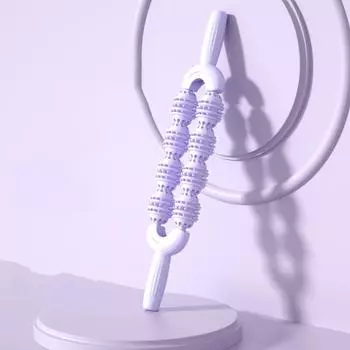 Fitness Roller Ball Massage Stick Anti Cellulite Relaxation Muscles Yoga Massage Stick Multifunction Durable Fascia Stick