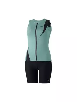 Fitness Swimsuit Diagona Zip Pro Separates Diagona Zip Pro Separates Stormy Sea O [Speed] Women s