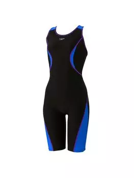 Fitness Swimsuit Feel Up Loosen Kneeskin Royal Blue L [Speed] Women s королевский синий