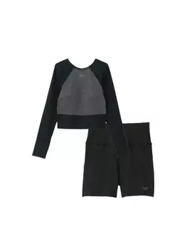 Fitness Swimsuit minimUm Minimum Long Sleeve SFW22450 Black [Speed] L/S Women s чёрный