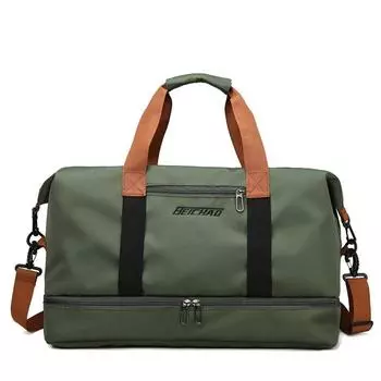 Fitness Travel Bag: Wet/Dry Separation, Large Capacity with Shoe Compartment, Perfect for Yoga and Short Trips
