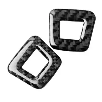 подходит для Alfa Romeo Giulia Stelvio 2017-19 Автомобильные аксессуары Украшение салона автомобиля Панель микрофона Наклейка на автомобиль из углеродного волокна чёрный