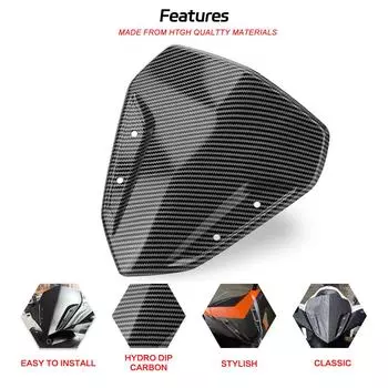 Fits For Yamaha NVX155 AEROX155 Motorcycle Windshield Windscreen ABS Kit Deflector Body Kit Motorcycle Accessories чёрный
