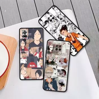 Встроенный мягкий чехол для Xiaomi Redmi Note 9S 9 10 8 Pro K40 9C 9A 7 8T 8T 7A 8A 6A Капа ТПУ аниме волейбольный чехол для телефона в виде ракушки осень Redmi K40