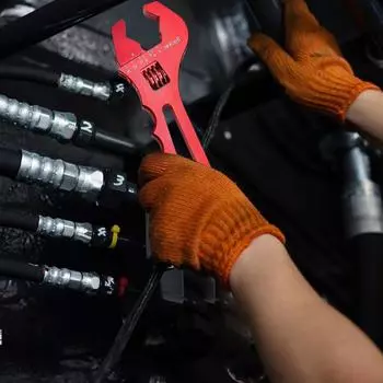 Fitting Hose Wrench Adjustable Fittings Wrench Aluminum Adjustable Wrench Firm Grip Hose Fitting Wrench For Hose Fitting красный
