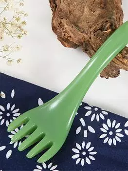 Five-claw Head Massager Scalp Resin Material Body Neck Leg Visage Massage Meridian Comb Acupuncture Point Press Massage Tool оранжевый