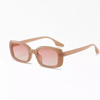 Five Flowers Glasses Ss0054 Ретро Маленькая квадратная оправа Солнцезащитные очки мужские, цветные солнцезащитные очки женские