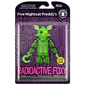 Five Nights at 5 Inch Фигурка Radioactive NIGHTS AT 2022 FUNKO 5 дюймов СВЕТЯЩАЯСЯ В ТЕМНОТЕ RADIOACTIVE FOXY Зарубежная игра Horror App Western Game