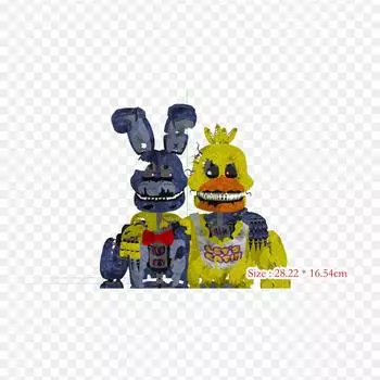 Five Nights At Freddy S 4 Deviantart Art Iron on Heat Transfer Printing Виниловые нашивки, наклейки для одежды, аппликации «сделай сам», моющиеся нашивки
