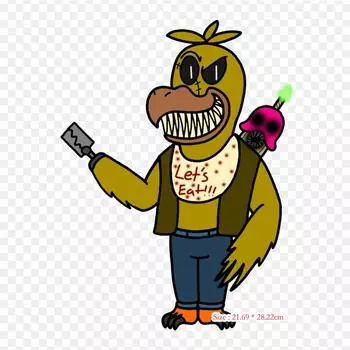 Five Nights At Freddy S 4 Five Nights At Freddy S 3 Tr Утюг на термопереносной печати Виниловые нашивки Наклейка для одежды DIY Аппликации Моющиеся нашивки