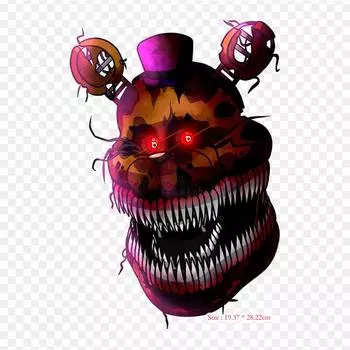 Five Nights At Freddy s 4 Fredbear s Family Diner термонаклейки для одежды, футболка, сумка, термопереносные наклейки, железные нашивки