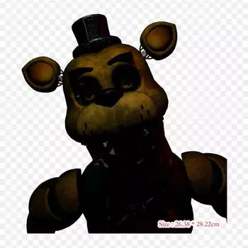 Five Nights At Freddy s 4 Симулятор пиццерии Freddy Fazbear s Jump S, термонаклейки для одежды, футболка, сумка, теплопередающие наклейки, железные нашивки
