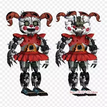 Five Nights At Freddy s Sister Location Five Nights At Iron на термопереносной печати, виниловые нашивки, наклейки для одежды, аппликации «сделай сам», моющиеся нашивки