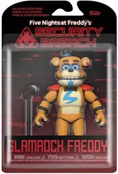 Five Nights at Security Breach Funko Фигурка Глэм-Рок Фредди FIVE NIGHTS AT SECURITY BREACH 2020 FUNKO GLAMROCK FREDDY Overseas Game Horror App синий