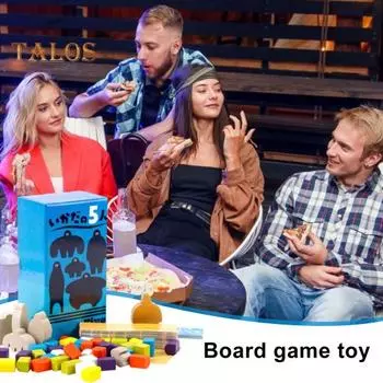 Five Raftsman Настольная игра Динамичная интерактивная карточная игра для 1-6 игроков Для детей Взрослых Семейная настольная игра Для вечеринок Необходимые принадлежности Реквизит 1 Set