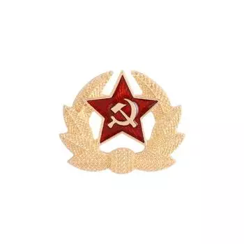 Fivepointed Unique Star Scythe Pin Made From Durable Alloy With Vibrant Finish Enamel XZ2851