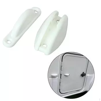 Фиксатор держателя дверного упора для шкафа-купе чёрный