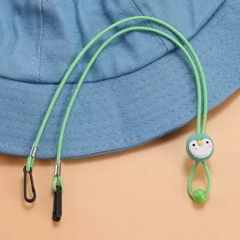 Фиксатор для шляпы, подбородочный шнур для катания на лодке, регулируемый ветрозащитный ремешок для шляпы, зажимы для унисекс