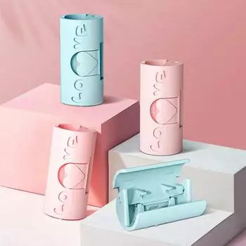 Фиксатор простыни, бесконтактный невидимый чехол для кровати, нескользящий фиксатор, инструмент для фиксации общежития, защитный фиксатор чехла для изголовья кровати 3.5*2cm синий