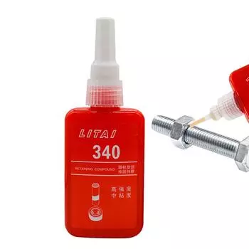 Фиксатор резьбы Lock Tight 50 мл 340 Фиксатор резьбы Болты Фиксатор резьбы Lock Tight Металлический фиксатор резьбы Гайки Уплотнитель крепежа CHINA