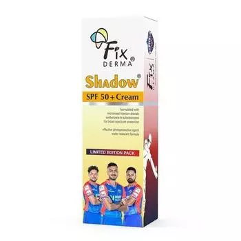 Fixderma Limited Edition Pack Shadow Sunscreen SPF 50+ PA+++ Крем | Солнцезащитный крем для женщин и мужчин (75г) - Пакет из 1