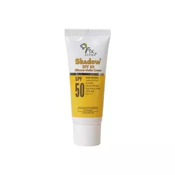 Fixderma Shadow Sunscreen SPF 50 PA+++ Silicone Matte Cream | Солнцезащитный крем для жирной кожи, склонной к акне, защита от УФ-B-излучения | Солнцезащитный крем для женщин и мужчин - 15 мл