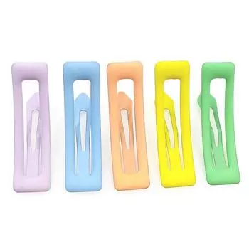 Фиксированная заколка Зажим для волос с каплями воды Зажим для волос Зажим для челки Боковая заколка Головной убор Маленькая заколка для волос BB-зажим Аксессуары для волос Уникальный оранжевый