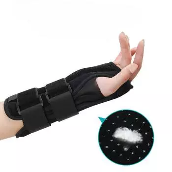 Фиксированный бандаж на запястье, сухожильная оболочка при растяжении, алюминиевая полоса, фиксатор запястья, фиксатор запястья, фиксатор запястья, стальная пластина, ремень для фиксации запястья S