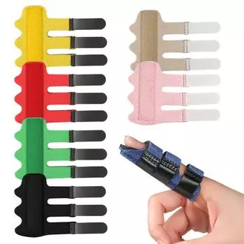 Фиксированный ремешок для пальцев, алюминиевая полоска, фиксированный поддерживающий ремешок, регулируемый зажим для пальцев, удобная фиксированная спортивная защита для пальцев темно-синий