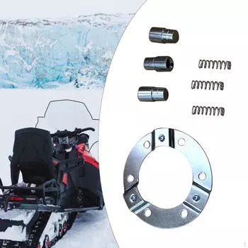 Фиксирующая пластина для снегохода, пружины и скользящие штифты, фиксированный комплект для ремонта металлических досок