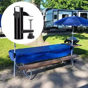 Фиксирующий держатель, крепление для солнцезащитного козырька, зажим для зонта, крепежный кронштейн для пляжного зажима, металлический зажим для стула-зонта на стуле