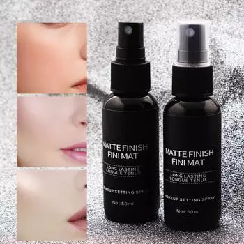 Фиксирующий спрей для контроля жирности макияжа спрей для ухода за кожей лица, длительная фиксация 50 мл One size белый