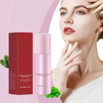 Фиксирующий спрей Мягкий, свежий и стойкий уход за кожей лица, контроль жирности кожи, сужение пор One Size