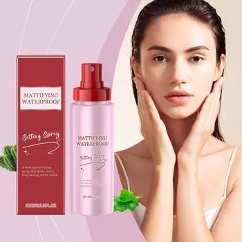 Фиксирующий спрей натуральный легкий фиксирующий увлажняющий свежий стойкий спрей для контроля жирности 60 мл One Size