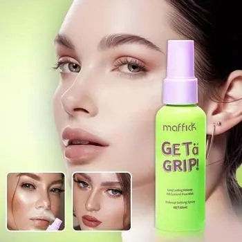 Фиксирующий спрей Увлажняет Контролирует жирность кожи Снимает макияж Стойкий Водостойкий Потостойкий Портативный пакет 60 мл 138
