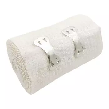 Фиксирующий суставной бандаж Водонепроницаемый компрессионный фиксирующий бандаж для ран на теле Аптечка первой помощи White 7.5cm*4.5m