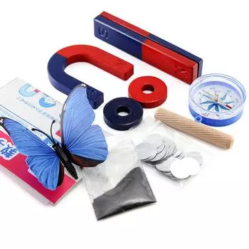 Физический бар кольцо подкова компас магниты физика научный эксперимент инструменты детская игрушка CHINA