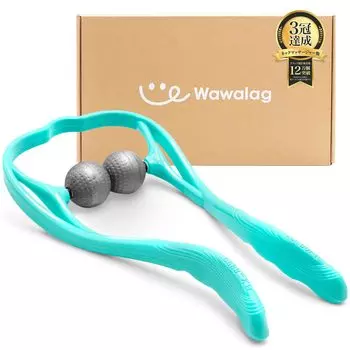 Физический массаж шеи Wawalag Массажер для шеи Fir Maru Точки давления на плечи Уважение к пожилым людям День День День Подарок на день рождения Товары для здоровья небесно-голубой