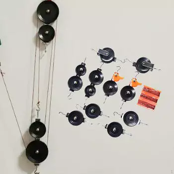 Физика Блок шкивов Набор из нержавеющей стали Одиночные шкивы 11 Pieces Set