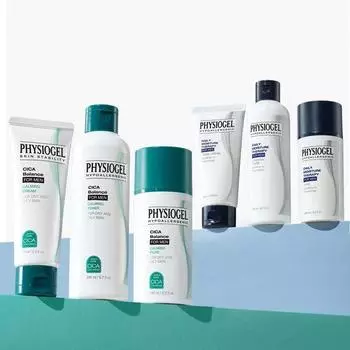 Физиогель для мужчин 4 вида (Жидкость ДМТ/Крем ДМТ/Жидкость Cica/Крем Cica) Cica Toner 200ml + Cica Fluid 100m