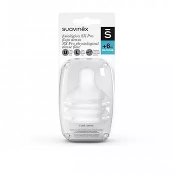 Физиологическая соска M Flow Silicone 2 шт.