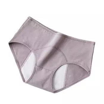 Физиологическое нижнее белье, женское герметичное и дышащее нижнее белье, дышащие трусы из санитарного хлопка с высокой талией M
