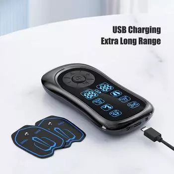 Физиотерапевтическое массажное оборудование Электронный стимулятор Tens Профессиональный электрический массажер для тела Миостимулятор для снятия мышечной боли