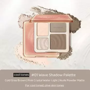 fizz highlighter limited highlight palette 3D contour bronzer nude makeup natural color rendering cosmetics, 03 01, 1 piece