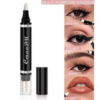fizz Liner Brush Pen Liner Remover Pencil Lip Line Tattoo Eyebrow Clear Removal Pen Makeup Correction Waterproof Black, 1 шт., 01 Eyeliner Remove