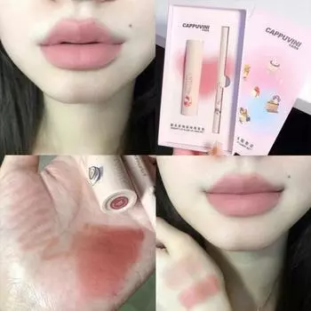 fizz lip liner lipstick set pen matte lip liner 3D full sexy kit velvet stick non-gloss tint waterproof makeup cosmetics, C Set, 1 piece