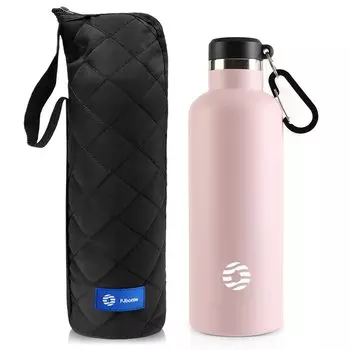 FJbottle Water Vacuum Heat Cold 2-го поколения Sports Direct из нержавеющей стали, подходит для занятий спортом, поставляется с бутылкой для воды розового цвета, 750 мл,