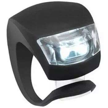 FJK силиконовый светодиодный велосипедный фонарь черный