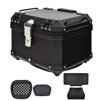 Fkstyle задний багажник для велосипеда, багажник для велосипеда, большой вместимости, верхний кофр, багажник для заднего багажника, светоотражающая полоса, полнолицевой шлем